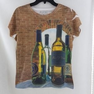 DISNEY Epcot Food Wine Festival Tshirt Sz M